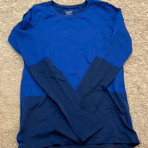 Blue Athleta top